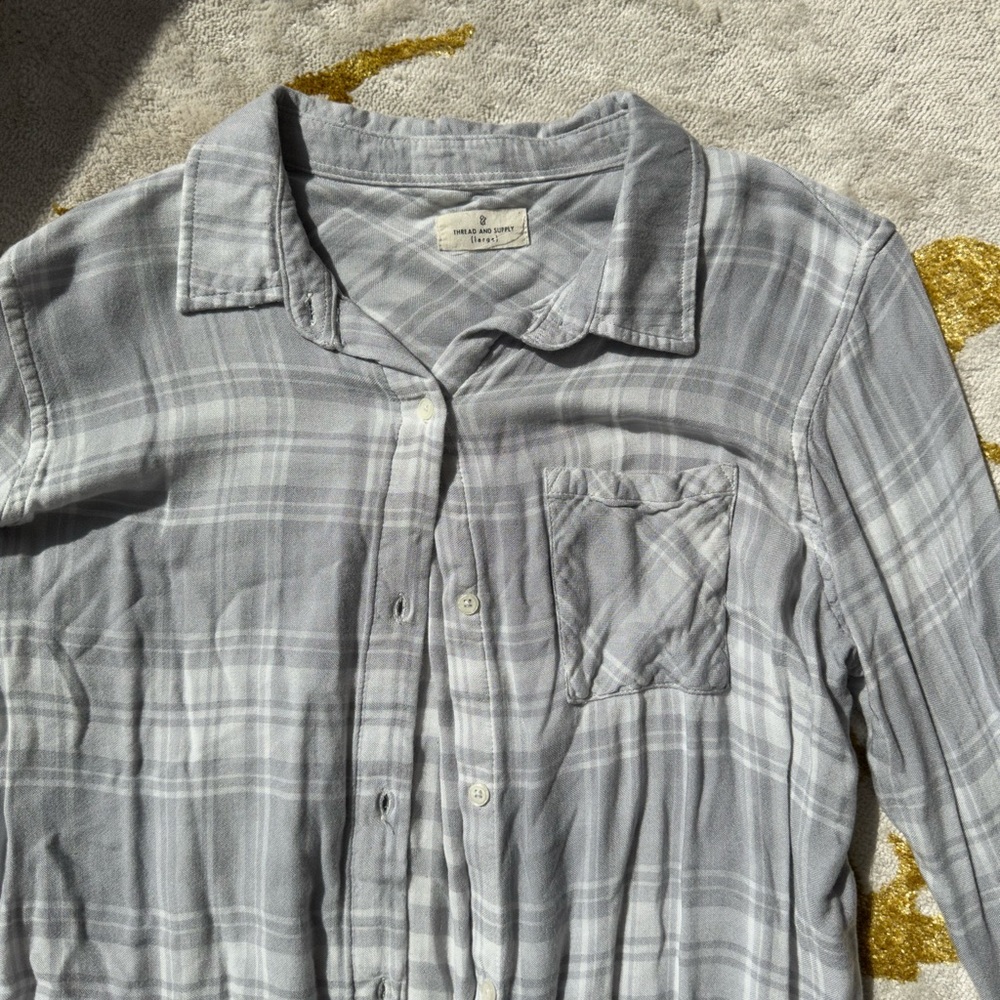 Thread & Supply Plaid Button Down - image 7